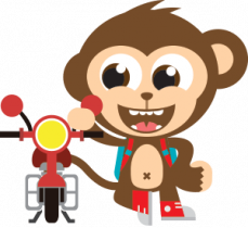 monkey-scooter